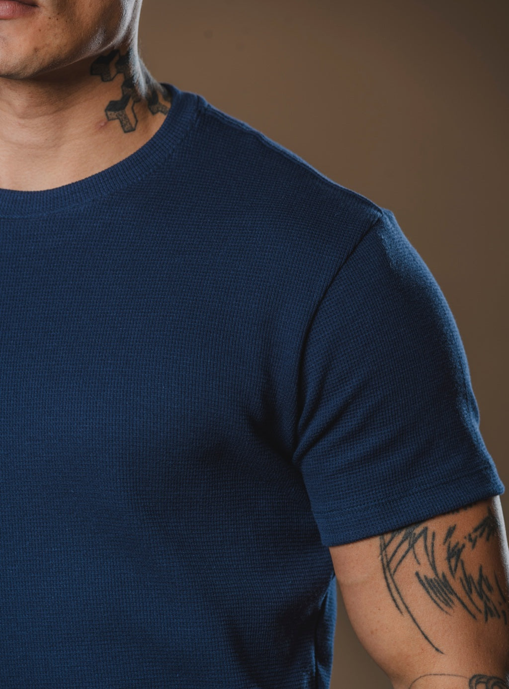 Kit com 5 Camisetas Texturizadas Malha Waffle Milano Avenna - Não amassa, não desbota e 0 transparência - Pague 3 Leve 5
