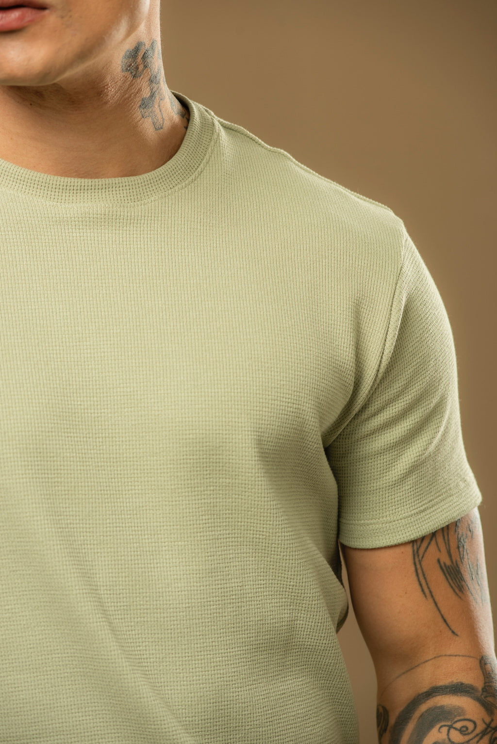 Kit com 5 Camisetas Texturizadas Malha Waffle Milano Avenna - Não amassa, não desbota e 0 transparência - Pague 3 Leve 5