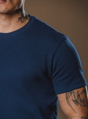 Kit com 5 Camisetas Texturizadas Malha Waffle Milano Avenna - Não amassa, não desbota e 0 transparência - Pague 3 Leve 5