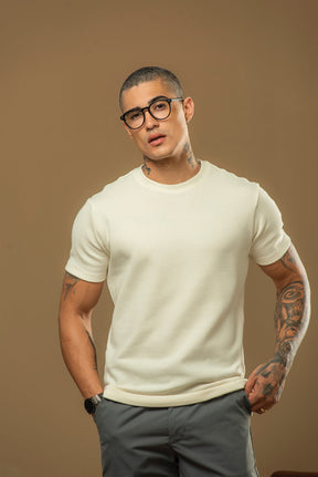 Kit com 5 Camisetas Texturizadas Malha Waffle Milano Avenna - Não amassa, não desbota e 0 transparência - Pague 3 Leve 5